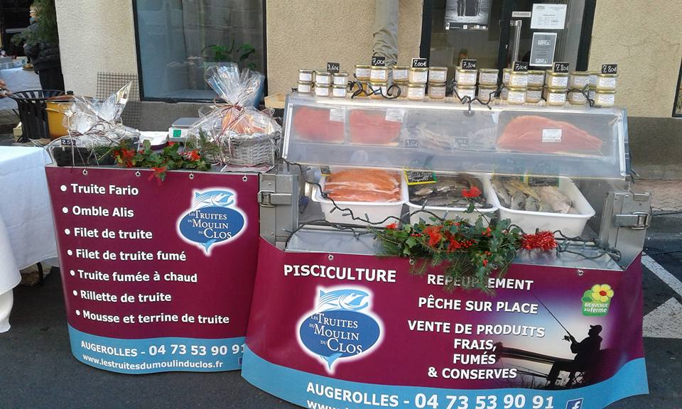 Stand Truites du Moulin du Clos