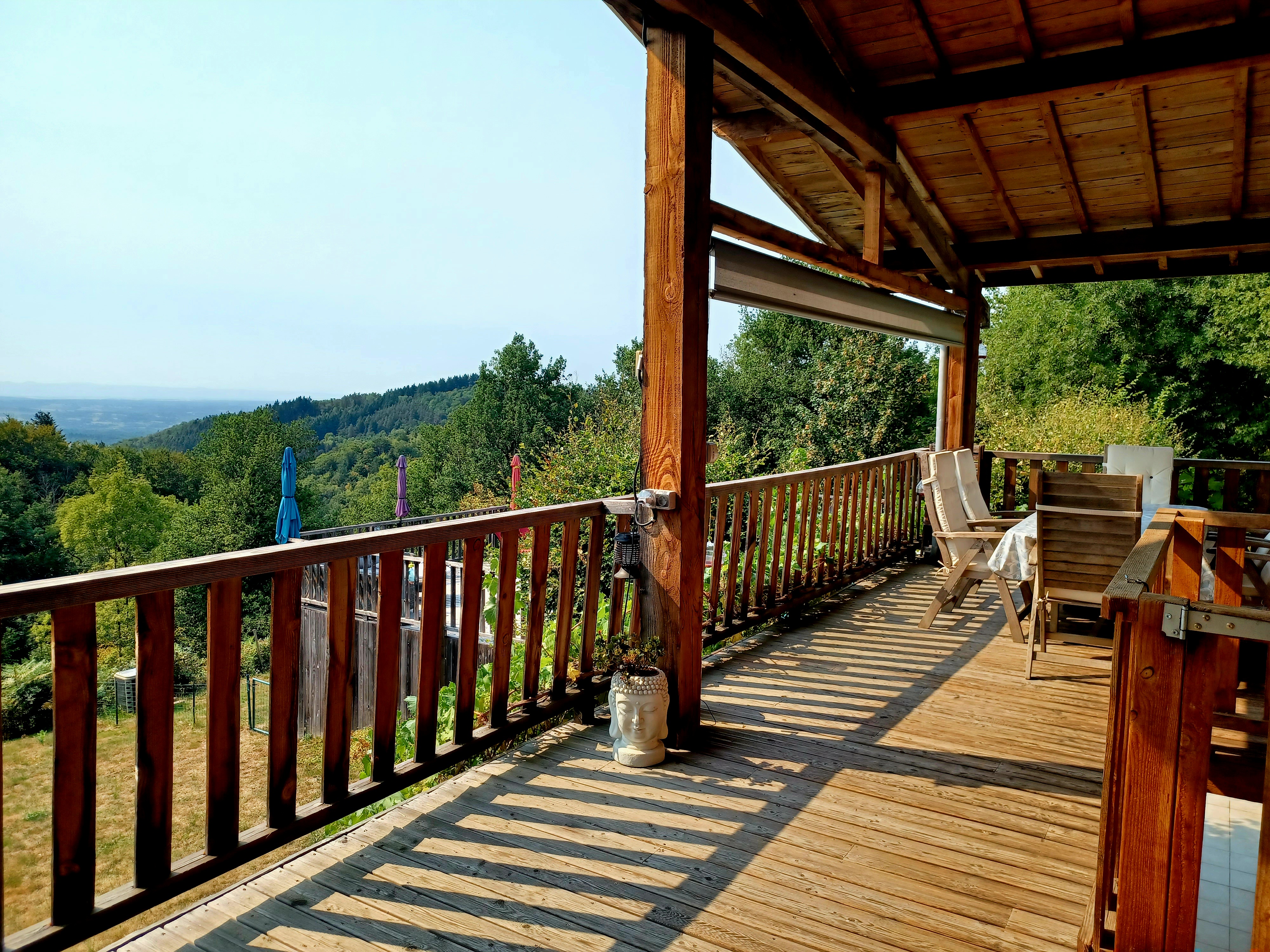 Terrasse et vue