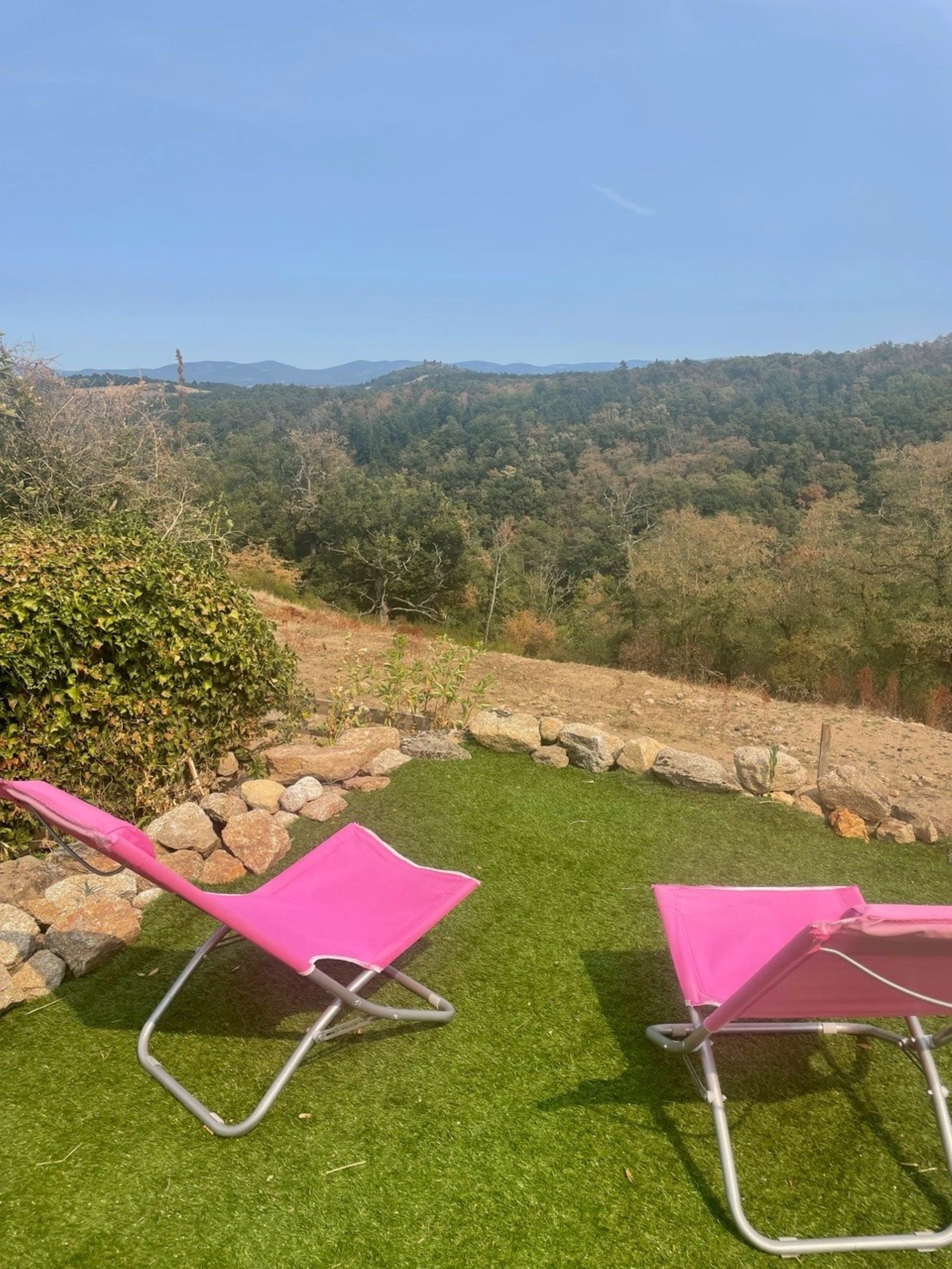 Bains de soleil et vue