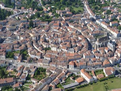 Ambert vue du ciel 