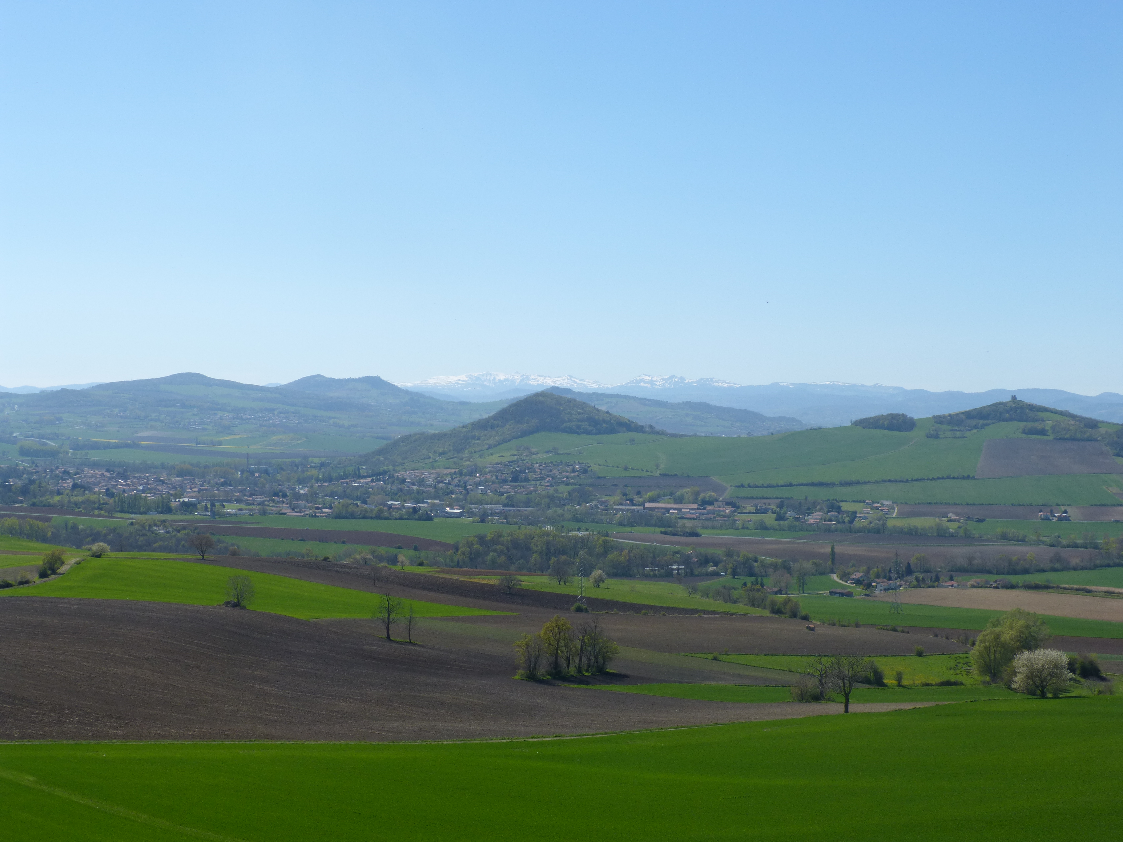 Vue depuis la butte de Montaigut