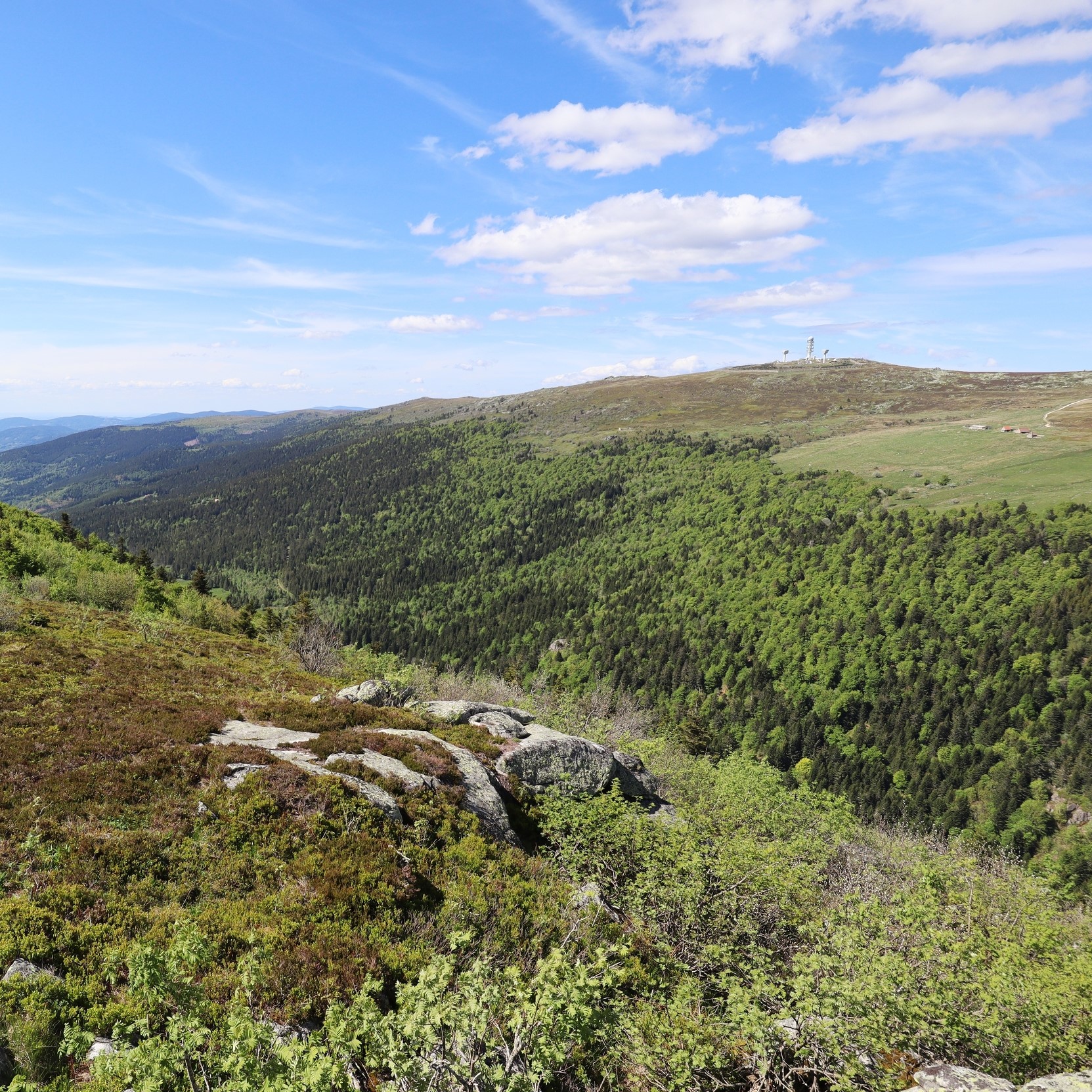 Vue depuis le rocher de la Pause