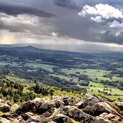 Panorama depuis le Pic de la Garde