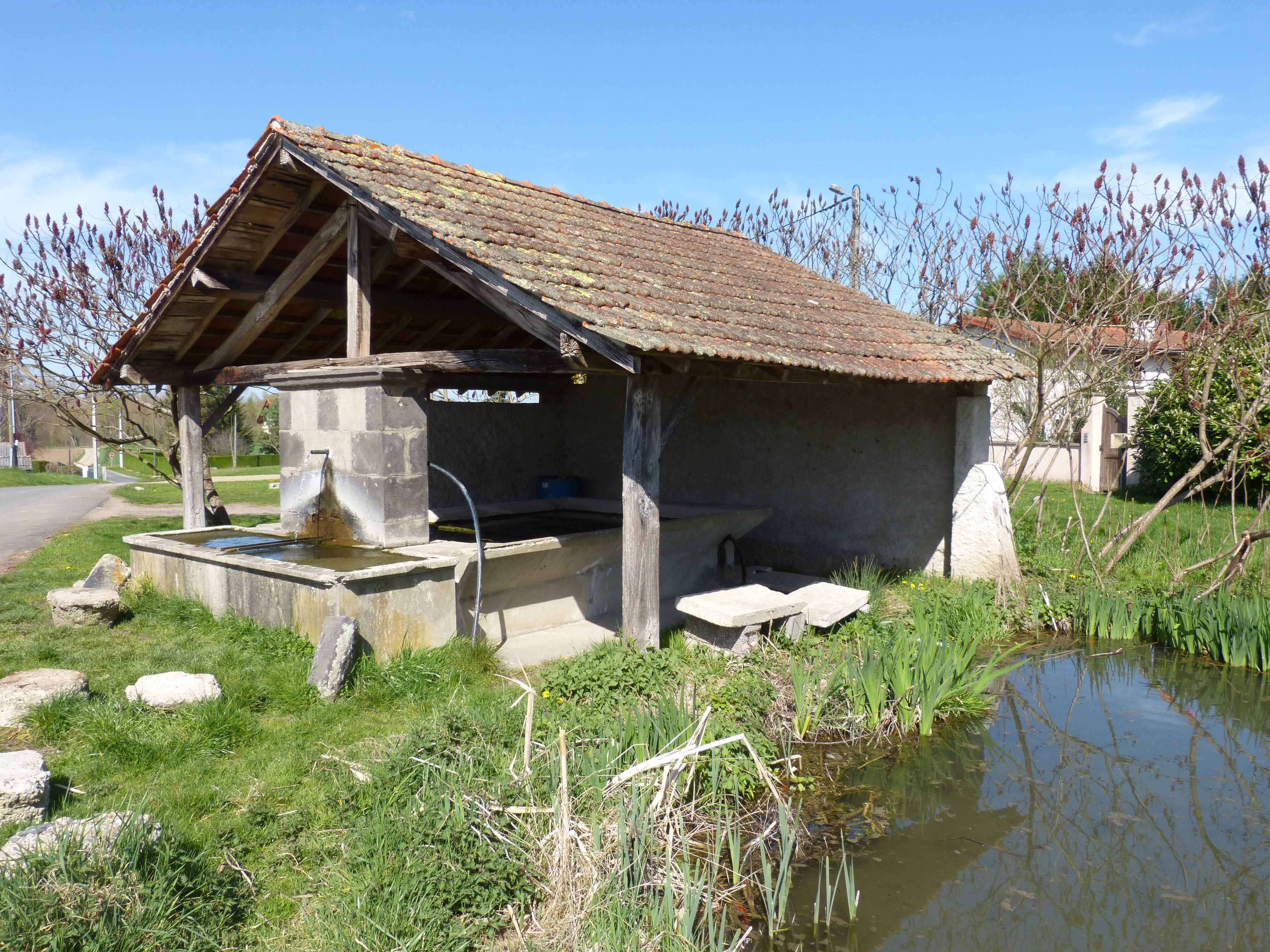 Lavoir et poisson aux Blanchards