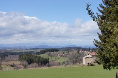 Vue sur Aix la Fayette