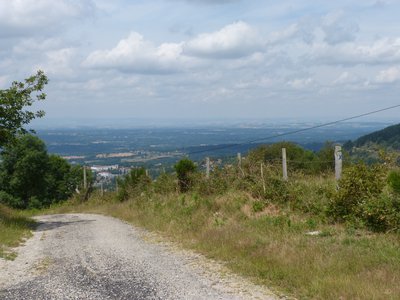 Point de vue vers le village des "Mures"