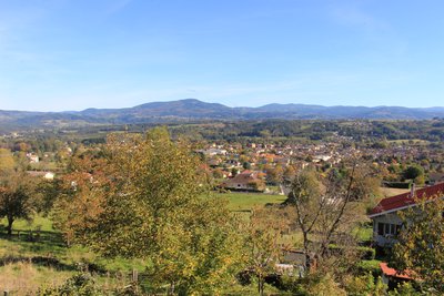 Vue sur Courpière