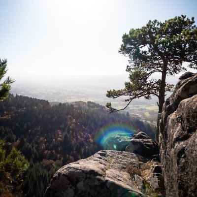 Vue du Rocher de la Volpie