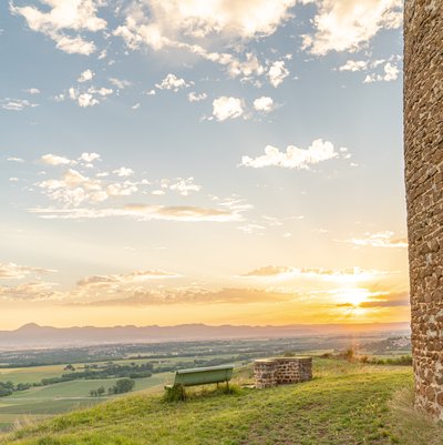 Vue sur la chaîne des Puys